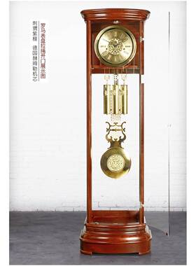 欧式代客厅落钟地表实木装饰复古摆钟创意现65641轻奢落地大座钟5