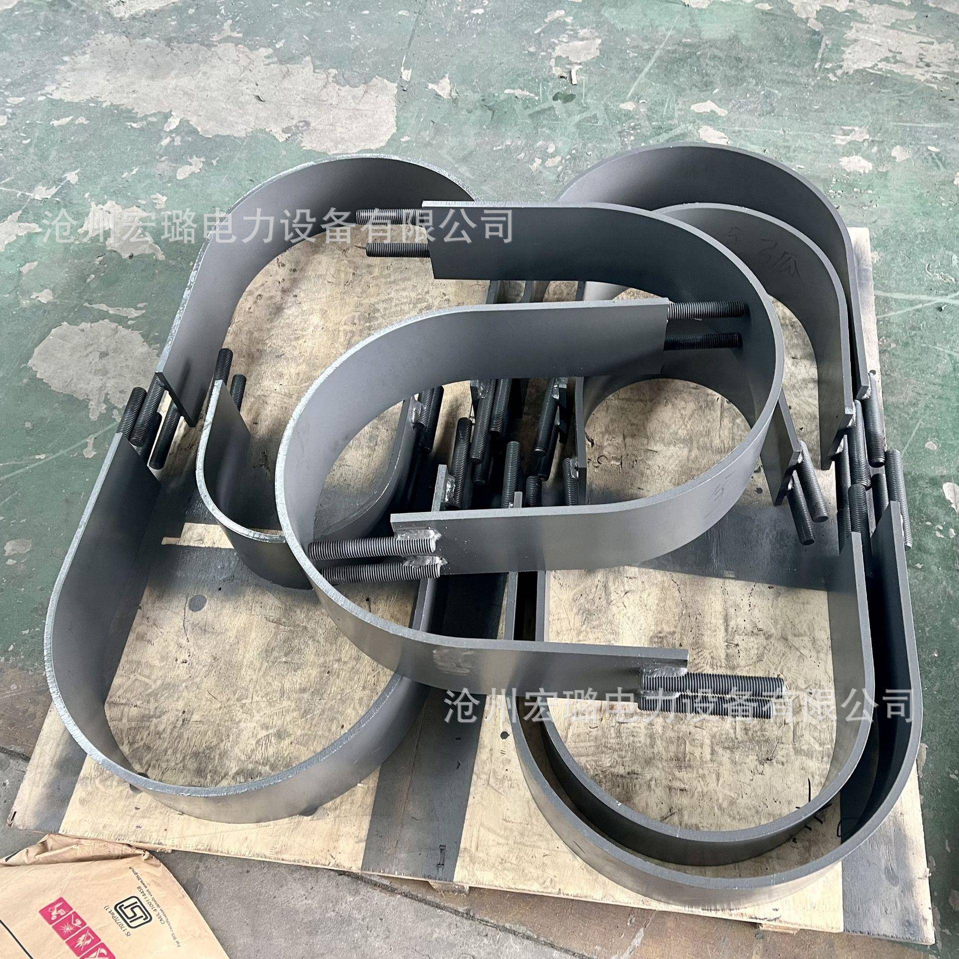 导向U型管夹004-1型67.2S004-1619振动管线用管道支吊S架Z宏璐电