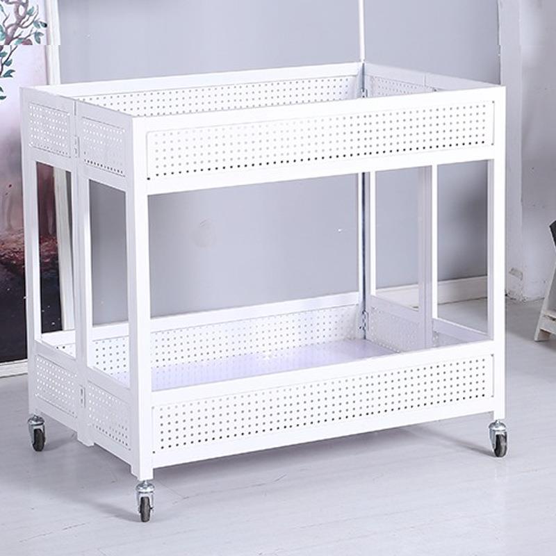 多种功能可折台叠置物架超服装促销车花示车货架甩货金JVQ市属展