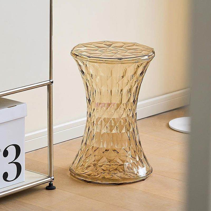 PWN水亚晶收纳凳子圆透明创造型坐墩客厅玄关简克意力网红休闲凳,乐器/吉他/钢琴/配件,其它乐器配件,淘宝优惠券,粉丝福利购,淘宝优惠卷