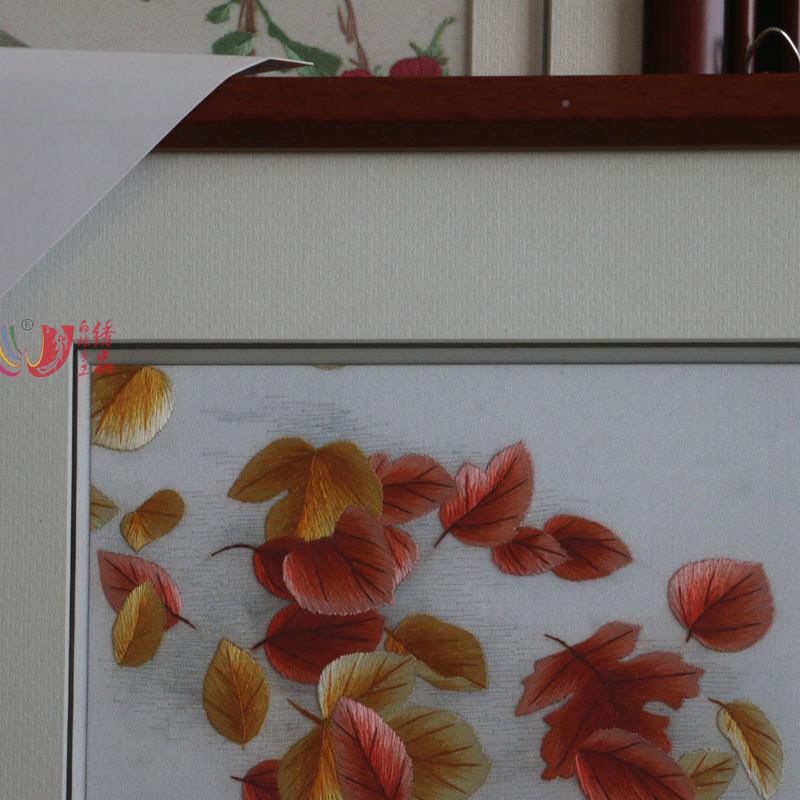 绣成品挂画客厅书062房餐厅装鱼饰画苏州绣手工刺金苏厂家生产