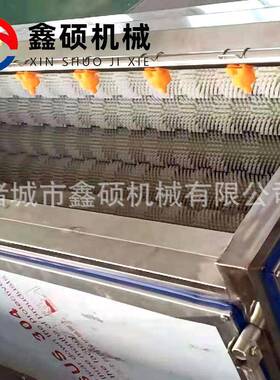 海子生蚝去泥毛刷蛎清洗机脐橙平清KCM行毛辊洗机牡蛎清洗设备