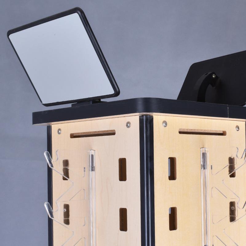 眼镜展示架YM8053太阳镜落板地式架架旋转移动创意颗粒眼镜陈列货