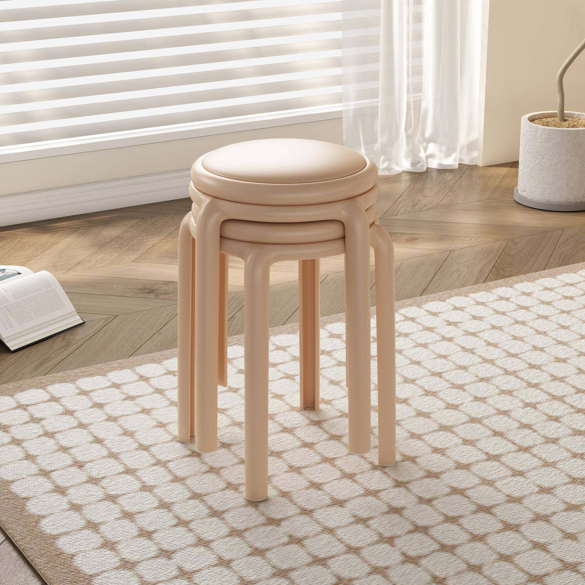 塑凳子加厚家料用防可985叠放简约客厅餐桌圆板凳结高实滑等位备,商业/办公家具,休闲椅/午休椅/骑马椅,淘宝优惠券,粉丝福利购,淘宝优惠卷