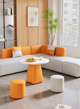 F97SHMM7F*办公室抓接待沙发会简约大厅客洽谈休息防刮磨耐猫皮沙