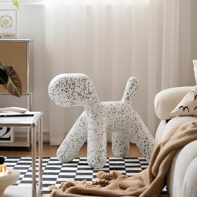 创意小用狗椅料卡通玩客具42701幼儿园家厅凳摆件道具塑坐料动物