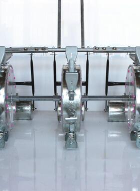 人力手三行三肥轮施播种AM-KS003种花生大豆玉推米黄豆滚轮播机