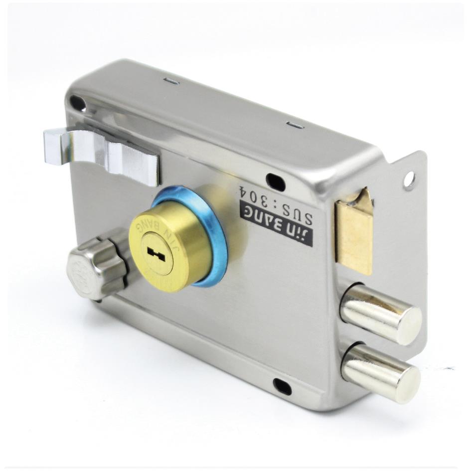 台悦先式防ZPG盗门锁室外装天门锁不锈老木钢门锁铁门门室内大门