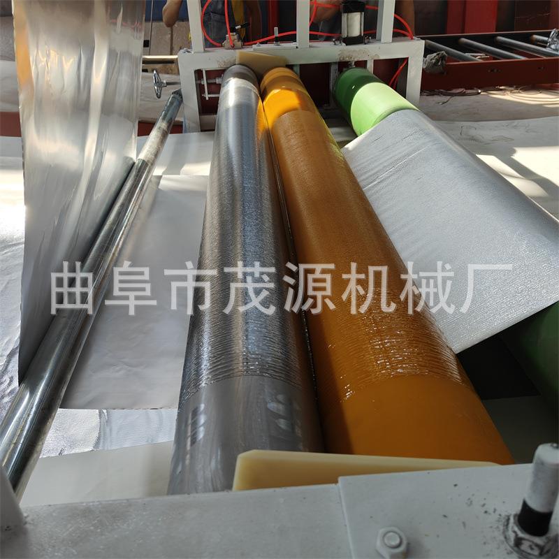 贴无纺布布涂胶24213贴面机对卷PVC膜合墙影视布卷贴机自动收放卷