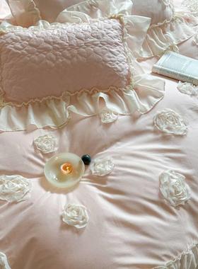 2盖MXM05瑰爆款全2棉绗绣床盖款四件套-玫物语床款