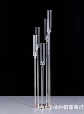 明新婚礼布置道具舞款台T台迎宾NZX区装饰婚庆亚克透烛台路力引摆