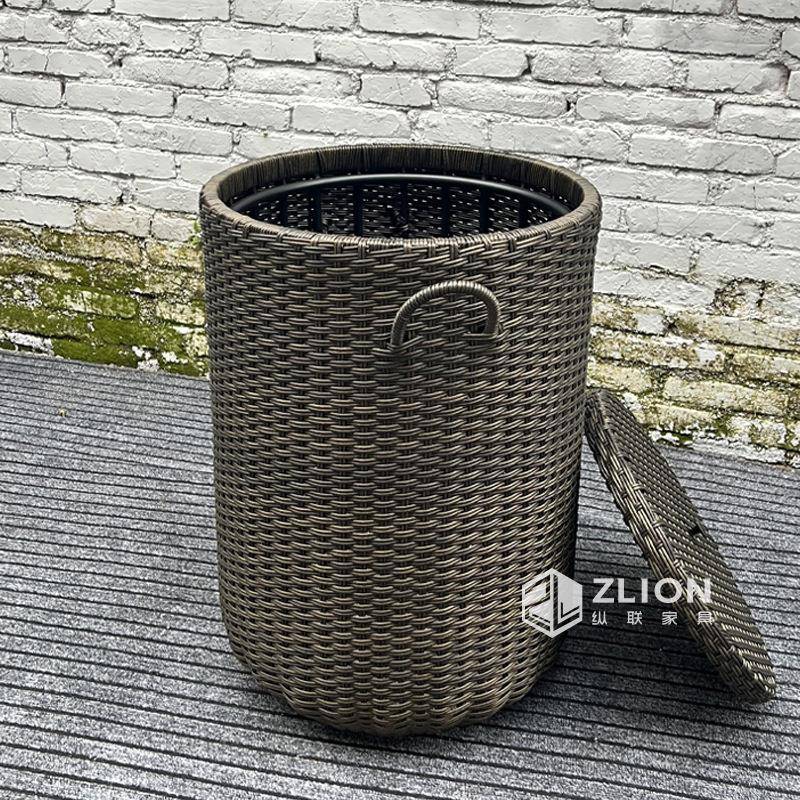 脏衣篓衣服收纳筐编水篮子家用无品牌/防防藤晒洗衣篮红网玩具娃