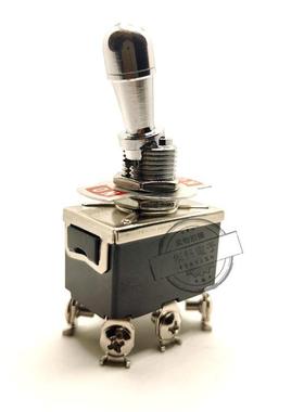 原装HIGHIL带锁子Y开关PUET22BS钮6脚2档开孔12MM带防误锁拨动-开