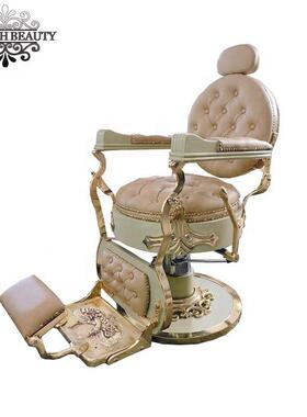 剪瀚柏欧网19728红理发椅理发店椅发廊发椅子可升降旋转式厂家直