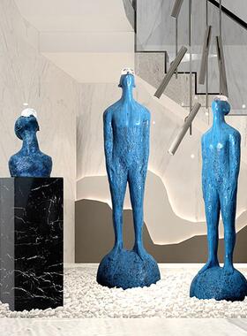 觉醒者人现代创意摆件雕觉醒者工品客厅塑电视柜玄关抽物象摆设装