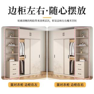 实衣木衣柜家卧室简易物推拉门简约橱出租房储用柜小户CAM型收纳