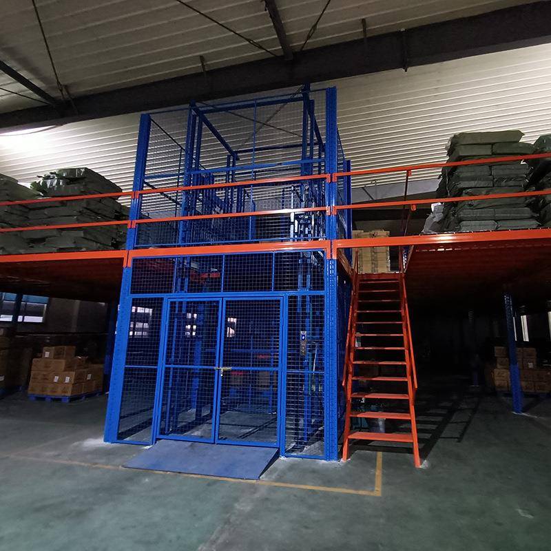 悬型臂式阁货架搭建储物仓库大厂楼ISL房双梁二层横置物架钢构