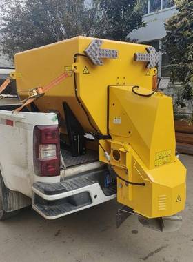 不钢电动融雪撒撒布机皮卡46005车挂布式融雪剂撒锈机除雪布撒盐