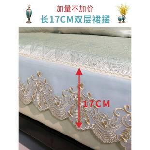 流星花园欧式沙发垫高奢华四季通用防滑美式奢皮发座套罩巾轻高沙