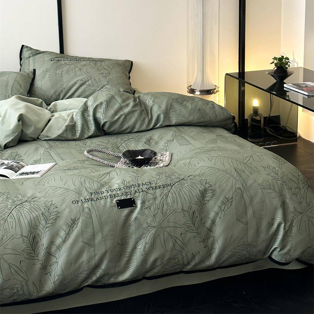奢年轻澳棉件套纯棉数码印花简约JJ轻个性被套样板房派四床品