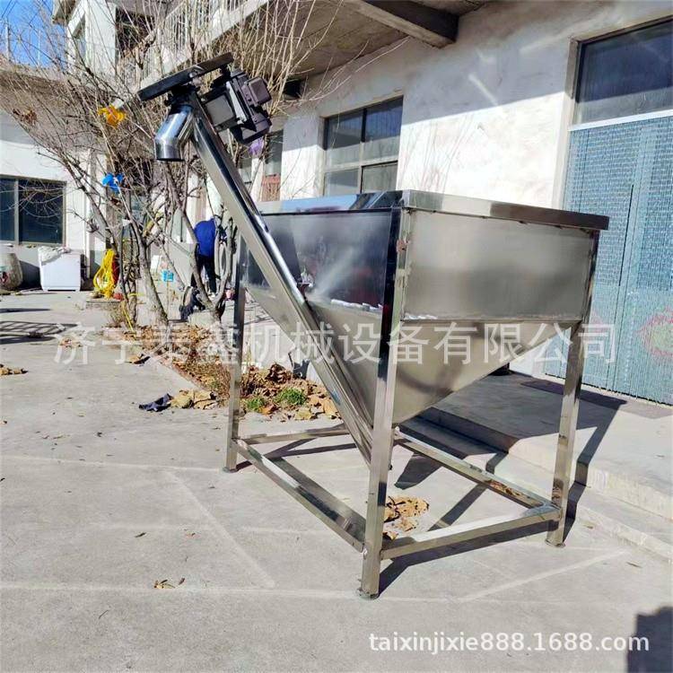 螺旋上灌料机齐WRI干装提升机螺旋叶片蛟龙粉输送机3米4米型号全