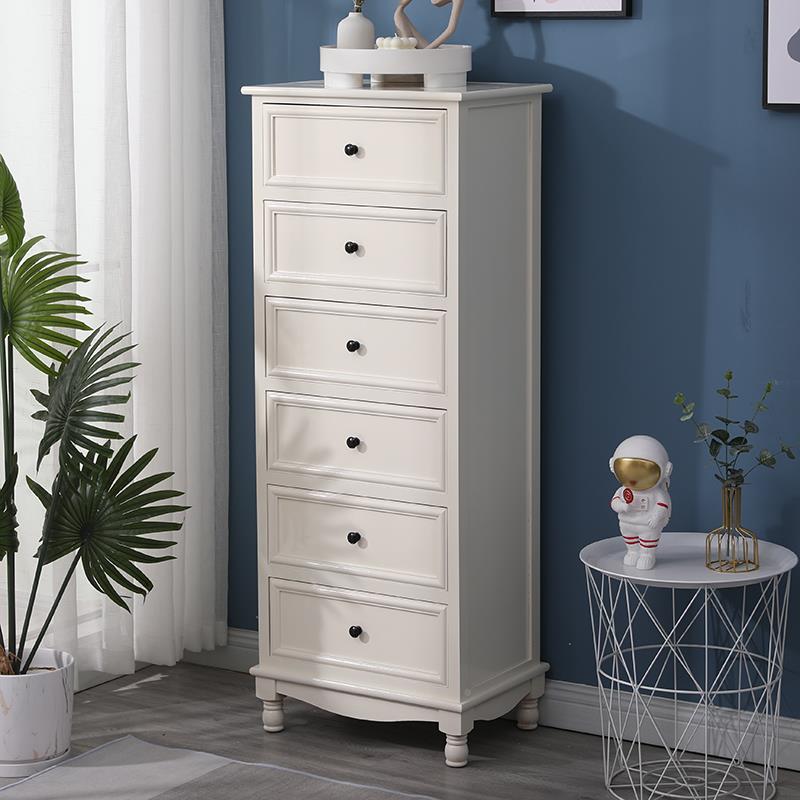 W8斗柜实木美式客厅室收纳MGU柜储物柜抽代屉柜现小柜子立柜卧五