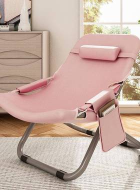 躺休椅午RLH折叠椅办公室休闲午床家睡用人椅阳台沙发懒椅