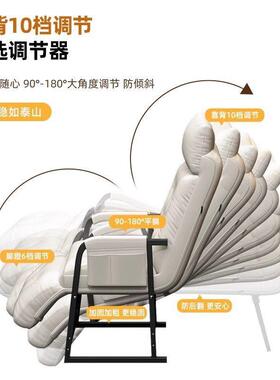 电午脑椅家用躺靠背懒人沙发叠椅折书cSS7AjCm房办公休椅寝室休闲