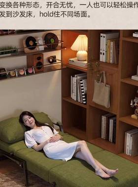 沙发PPU新折叠两用款单双床人便沙携小户型家用伸缩床阳台多功能