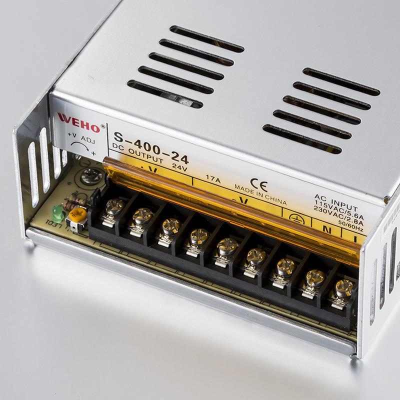 伟豪6单组大功率IAD36直流开关电源S-400-3保6质3年400W-3V-11A