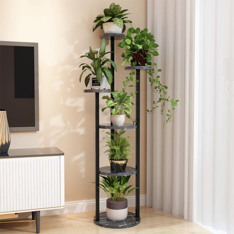 花架子室内萝置吊兰花架厅落DSH地式绿多客层花架阳台物架智高圆