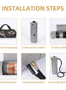 卡式炉露营和家用便SUX烧携式燃器耐且用紧凑自由调节户外带可储