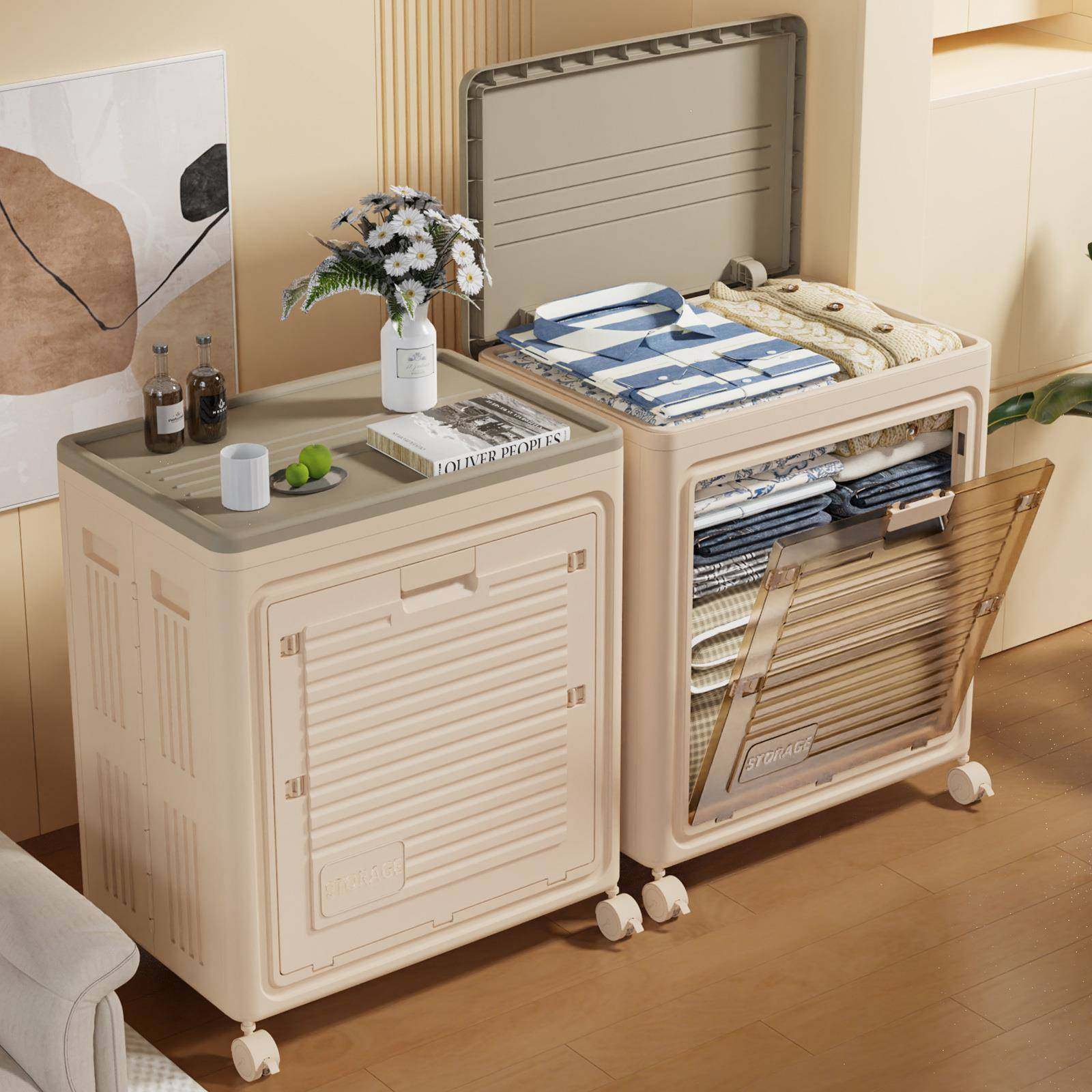 被子收箱家用超大容量换巨无霸季纳衣服整理油储箱翻盖防尘物柜带,收纳整理,收纳箱,淘宝优惠券,粉丝福利购,淘宝优惠卷