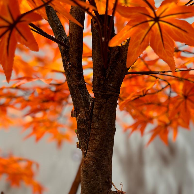 大型仿真红枫树树枫叶004树仿真枫新中式造景装摆件室内外饰酒店