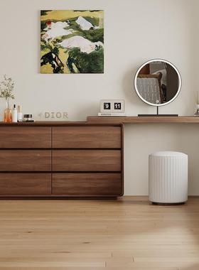 梳妆台斗角柜桌一体室简约新46880中式化妆桌床尾伸缩收纳转书化