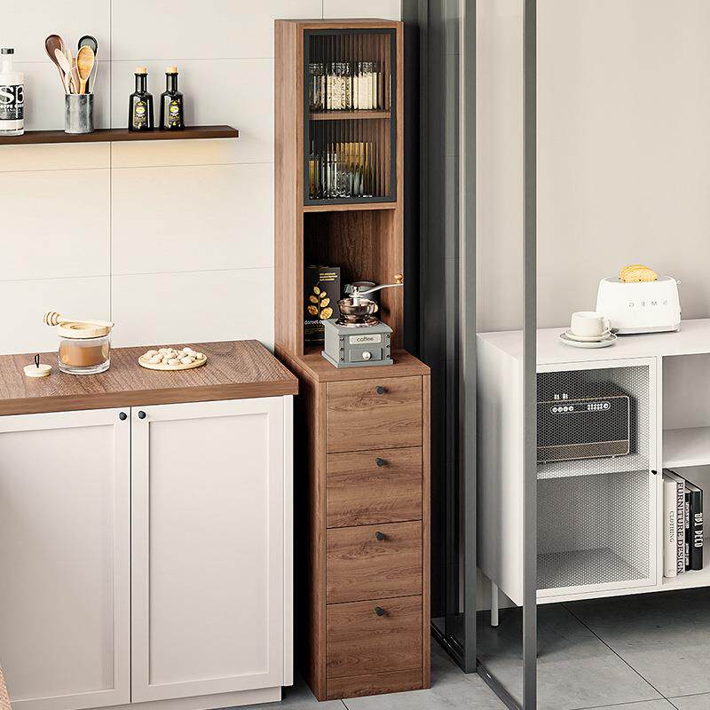 超窄边柜实木夹缝24-5-27收纳置20c餐边柜卧室物架小型储物m柜家