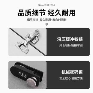 件锁柜料柜储物柜档案柜木质10板式带落地式文保资密柜办公室书柜