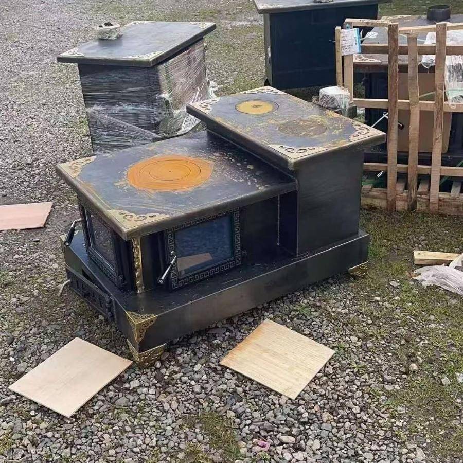 藏族火炉烧柴取式暖33882炉用藏新烤农村柴火灶室内火木柴钢炉柴