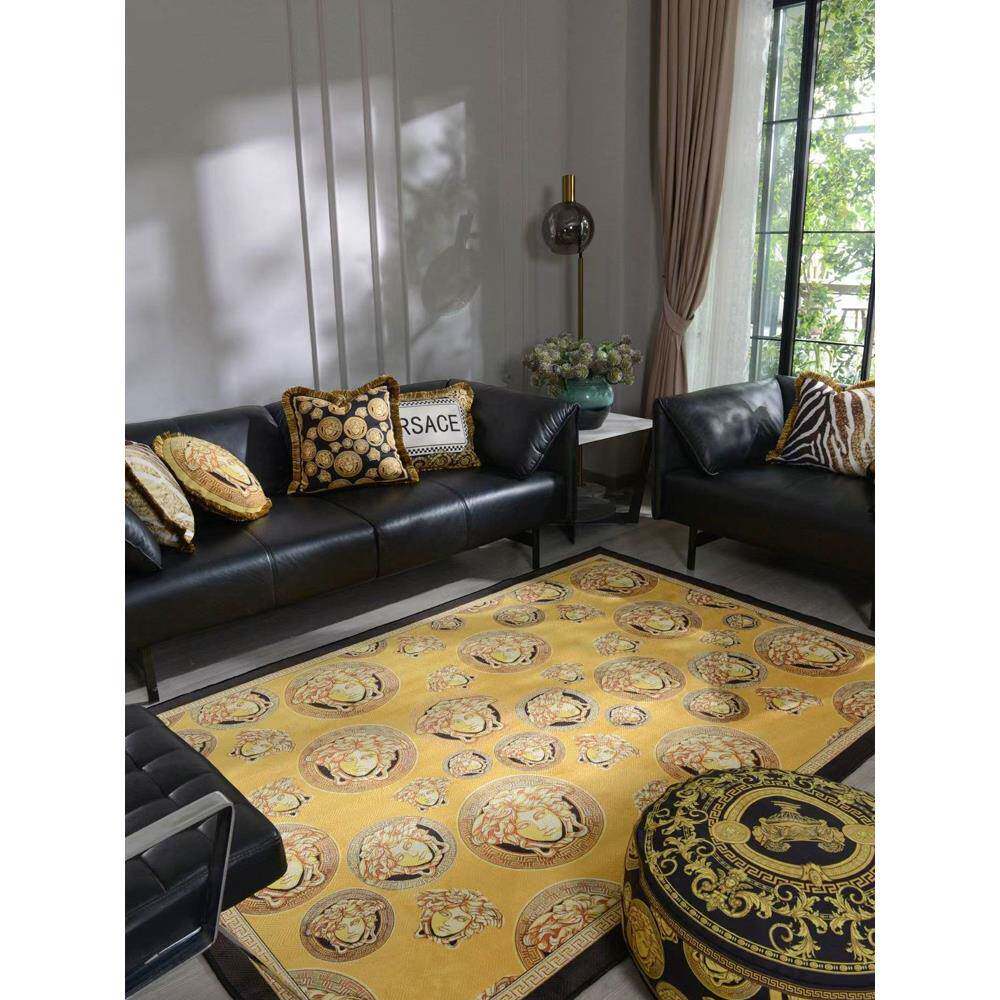 A9L欧式奢20985华地客毯茶几卧室厅边复古美杜床莎地垫感美式沙发