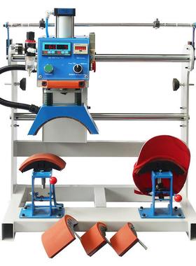 加高气动双工位热转印烫帽钻机个印性鸭舌款帽烫图烫烫压烫95302印花机