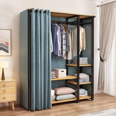 衣组装衣帽间简易组装家用衣架收纳AL100815门室用柜小柜户型卧出