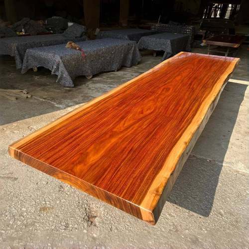 实木板桌原木高端茶桌奥坎茶桌板块台非整洲无品牌/绿大心檀木大