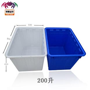 加厚长方20水产养殖箱L服装收纳周转箱300形升泡瓷IRV砖储水箱400