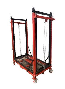 电动脚手架内升降IIX折叠移动式料提升机可遥控物室外装修自动升