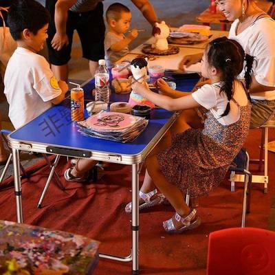多子夜冰粉摆摊简易桌桌户外露营吃饭便携桌功能市地ITP摊专用折