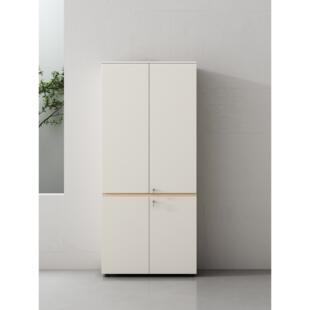 E0HMC级质感板柜简木约现代文柜信息柜制储物书柜件落地背景柜家