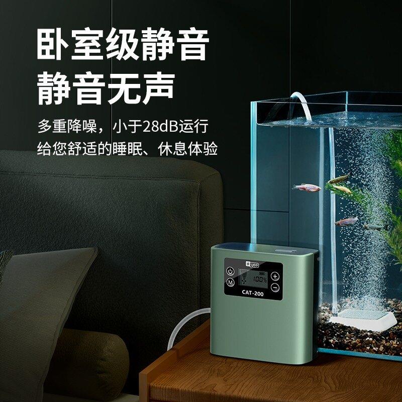 鱼充电气氧泵锂池增氧泵户外钓鱼家用超 锂电缸静电音增氧机钓鱼