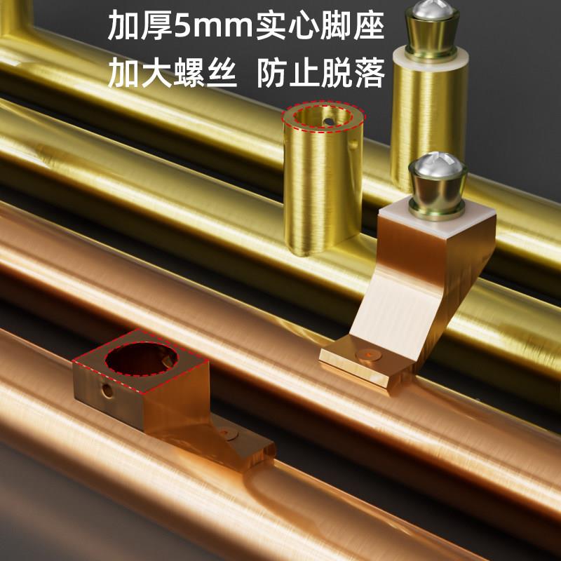 手304不锈钢玻璃门大拉手现代简约亮光银侧装把包厢间酒门店扶手