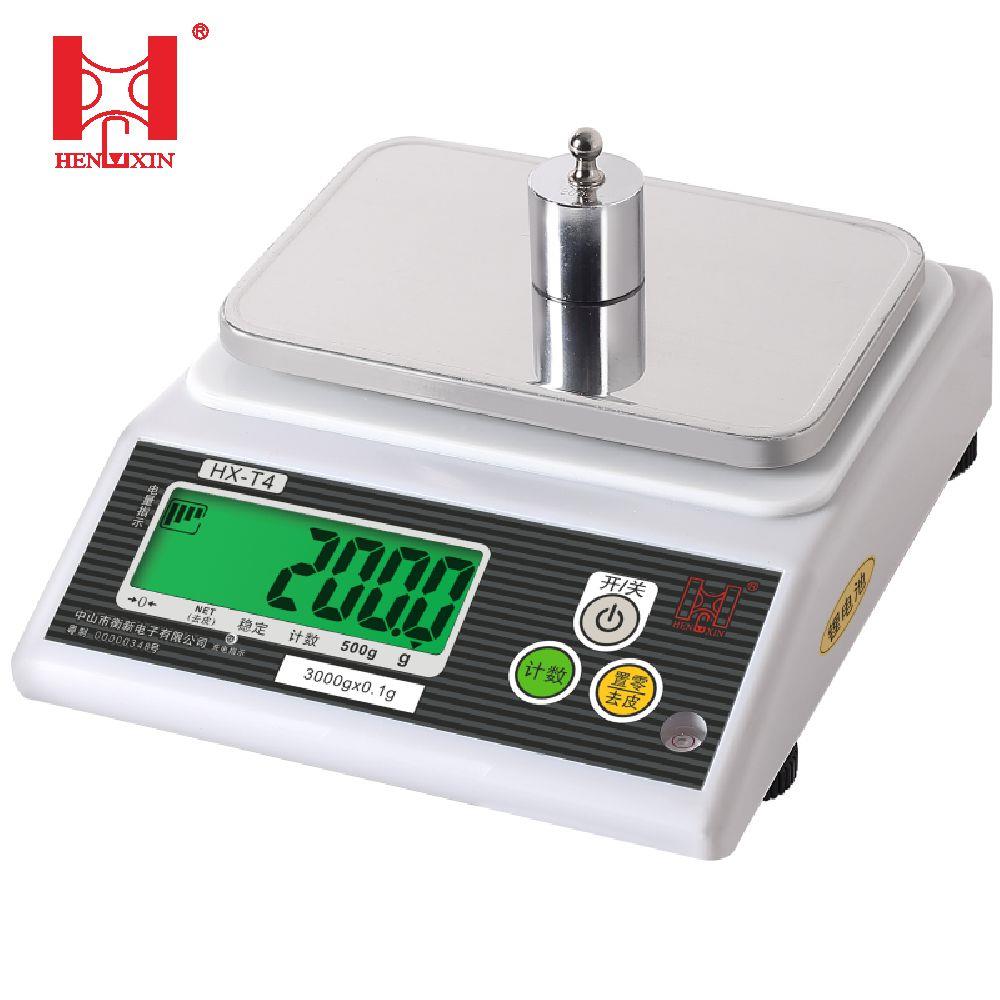 平计重数字电子秤3kg0秤.1g克秤HX-T3小台秤量秤电子计秤中药珠宝