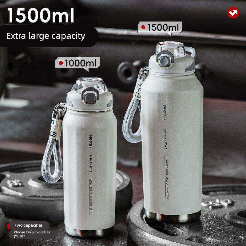 保温杯大容量男款erm外便携生运动水杯户学上学专用水杯202水5新